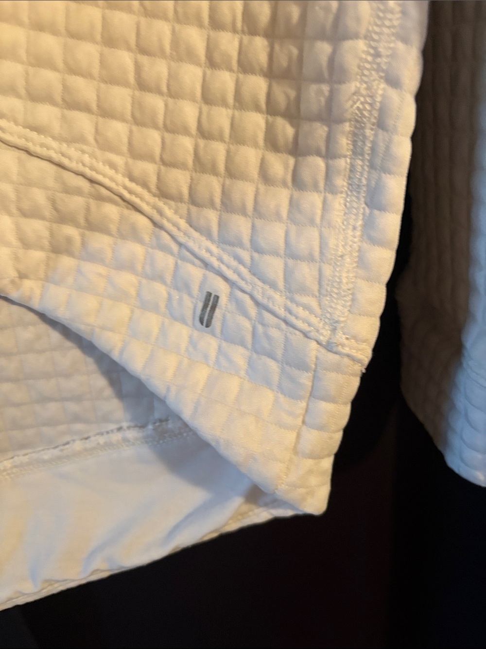 NOBULL White Quilted Waffle Crewneck Sweatshirt - Picture 2 of 8